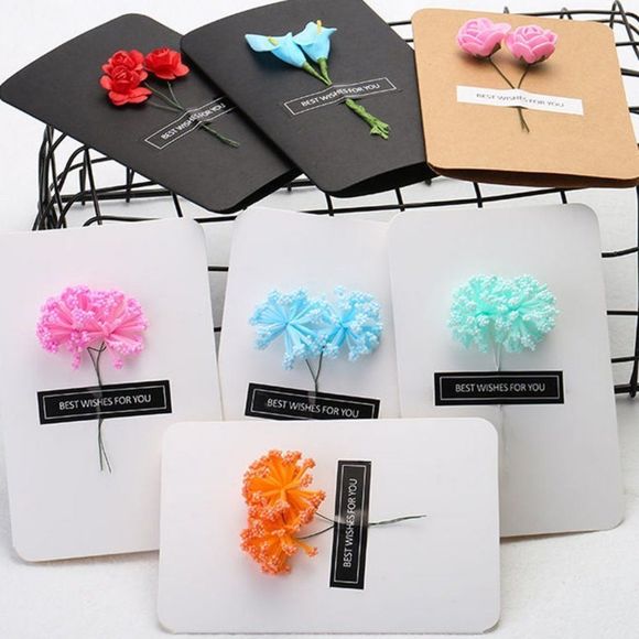 Best Wishes 3D Floral Cards - Birthday Cards Roses, Mother Days Cards, Valentine - Picture 8 of 8